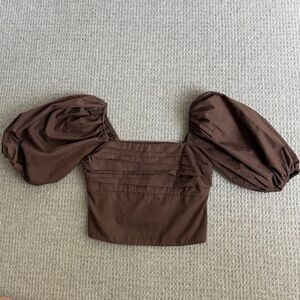 Abercrombie & Fitch puff sleeve top